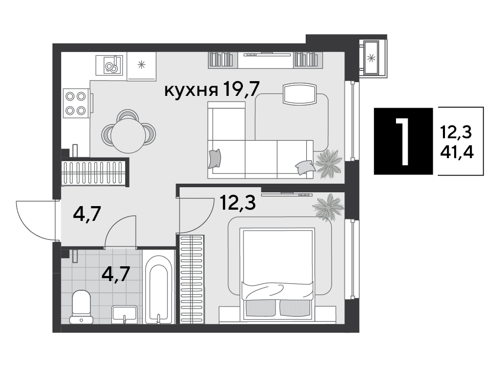 Парк Победы Краснодар — планировка 1