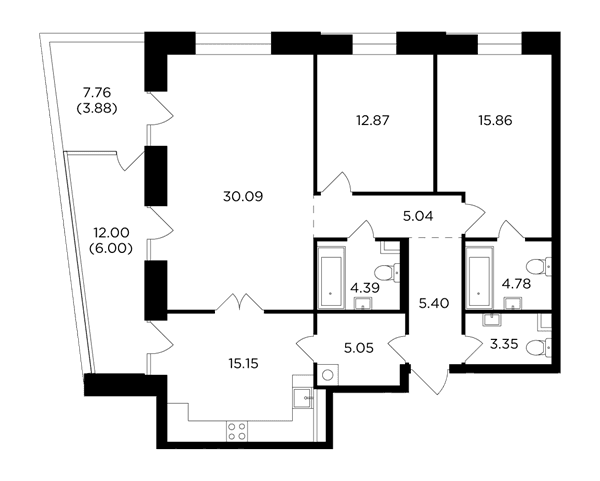 FORIVER Москва — планировка 3