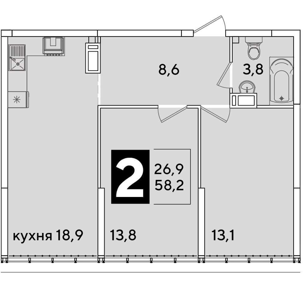 Самолёт Краснодар — планировка 2