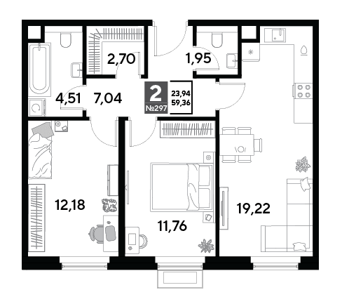 EVO Реутов — планировка 2