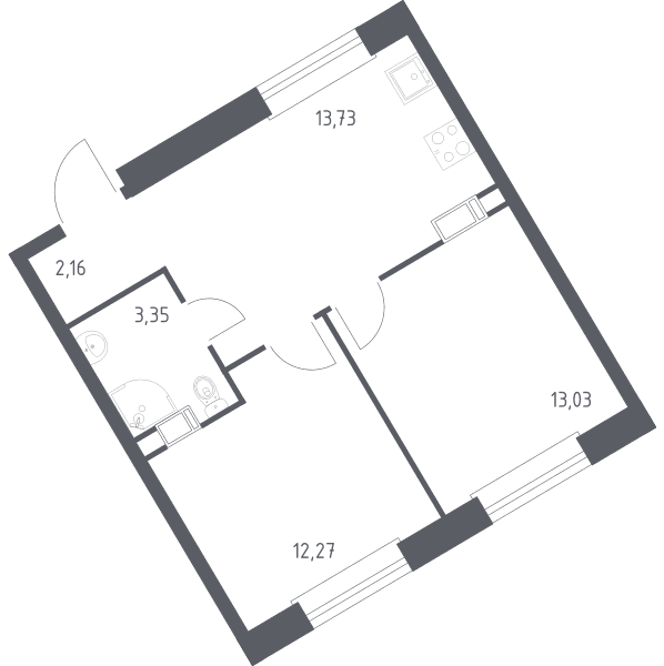 Эко Бунино Москва — планировка 2