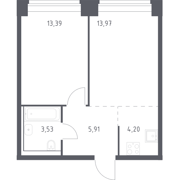 NOVA Москва — планировка 1