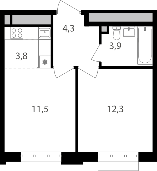 Михалковский Москва — планировка 2