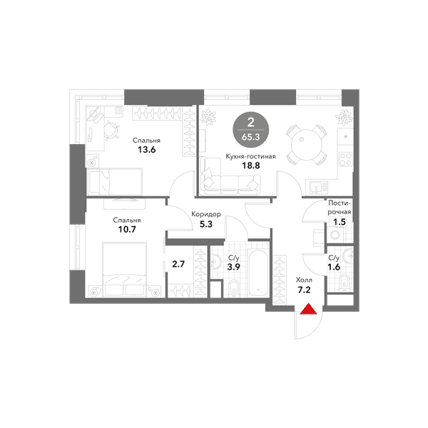 Voxhall Москва — планировка 2