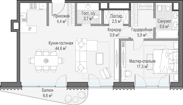 Лаврушинский Москва — планировка 2