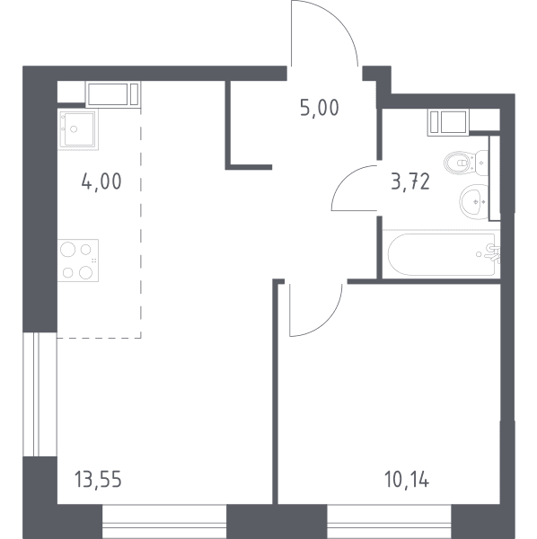 Эко Бунино Москва — планировка 1