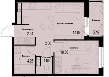 iD Murino III Санкт-Петербург — планировка 2