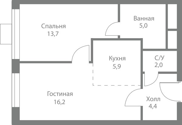Stellar City Москва — планировка 2