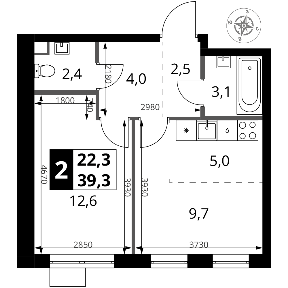 1-й Ясеневский Москва — планировка 2
