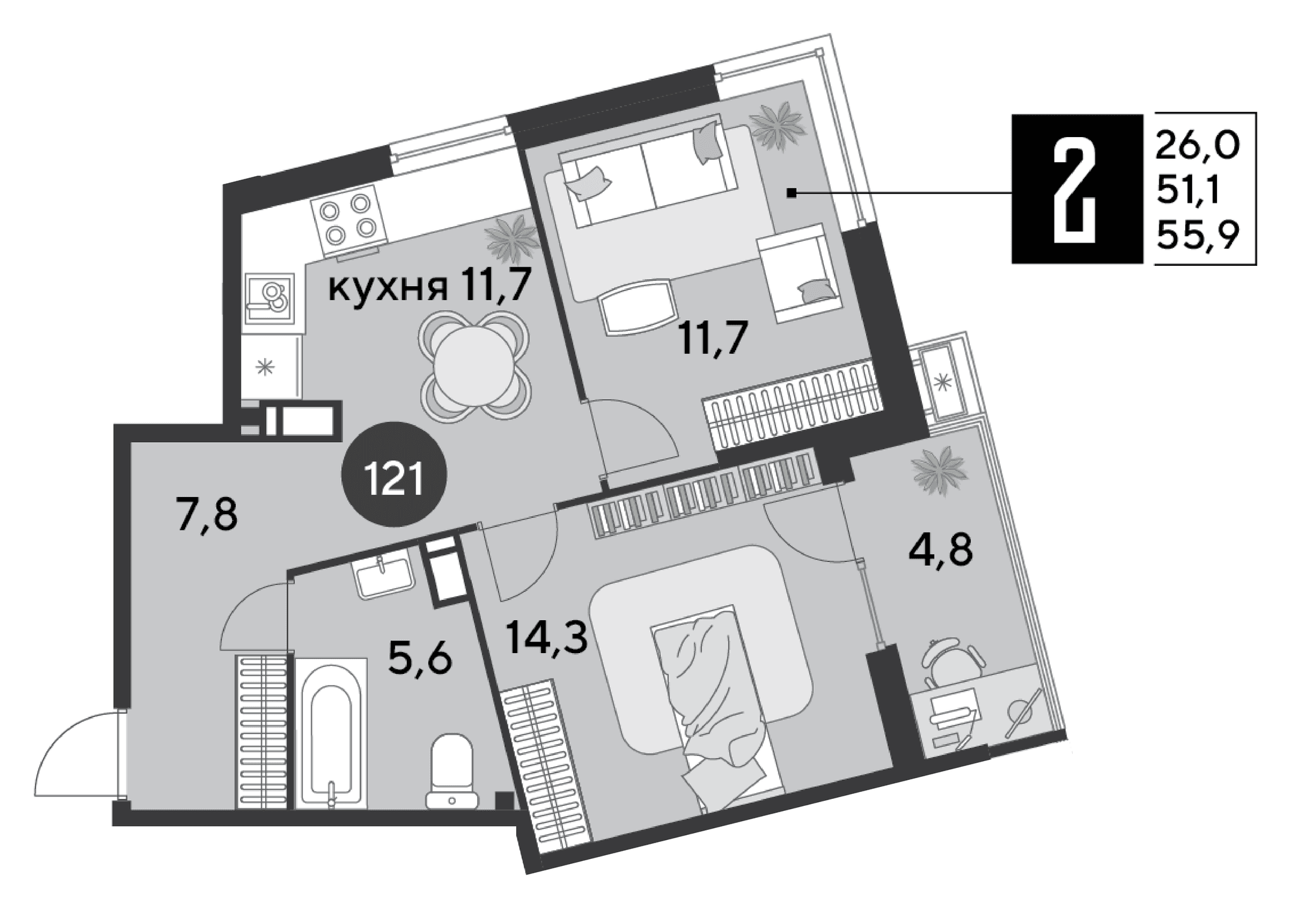 Парк Победы Краснодар — планировка 2