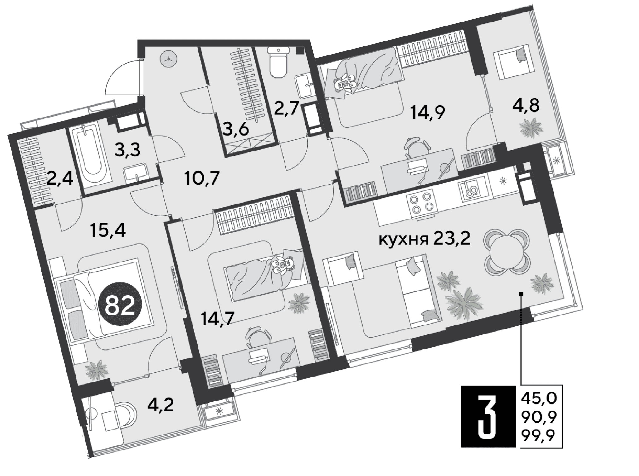 Парк Победы Краснодар — планировка 3