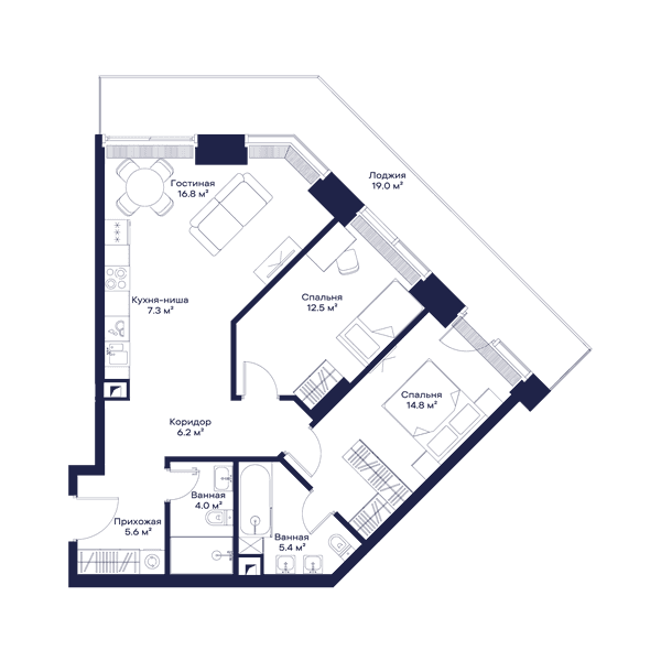 JOIS Москва — планировка 2