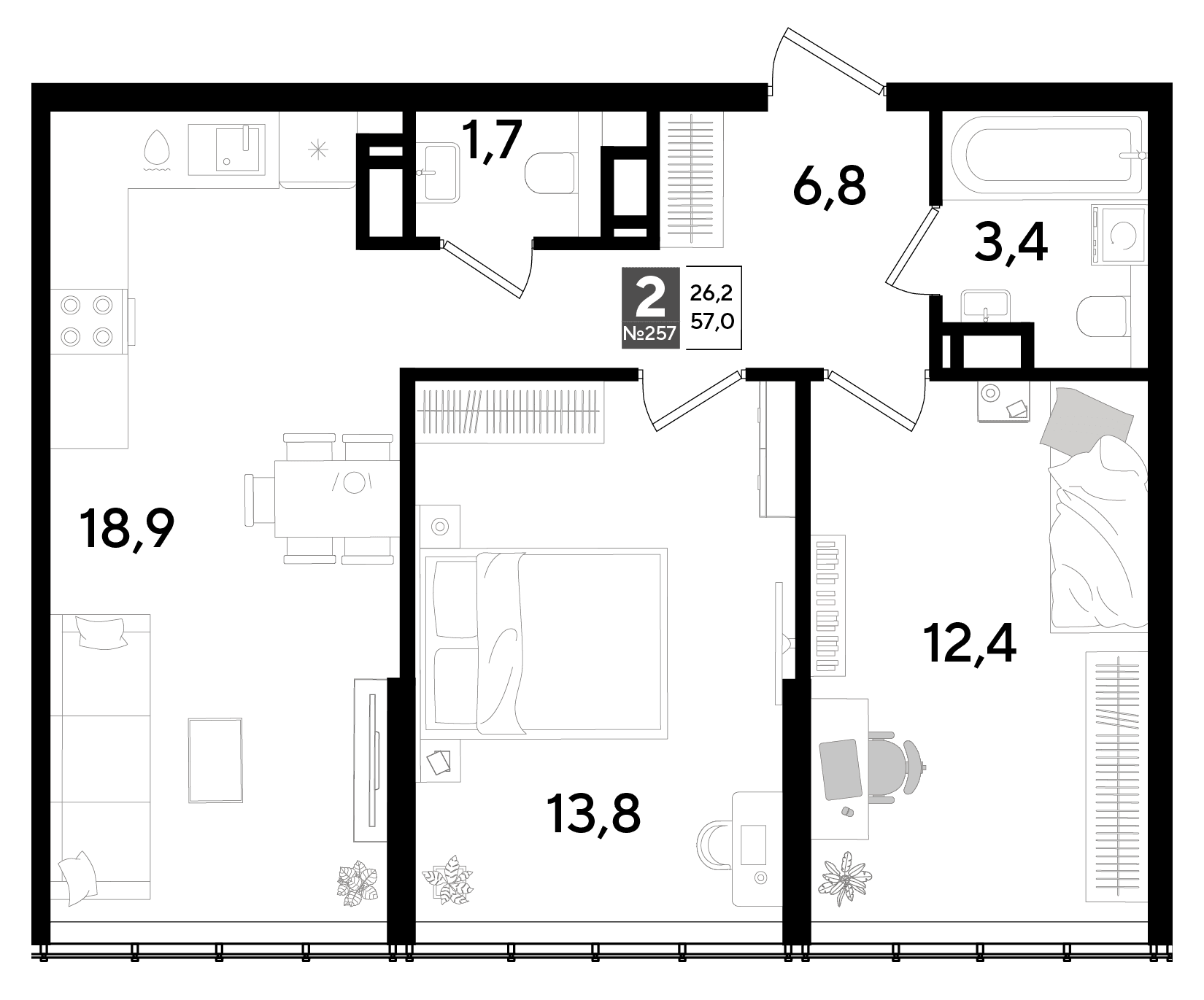 DOGMA PARK Краснодар — планировка 2