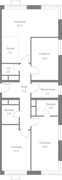 Stellar City Москва — планировка 4