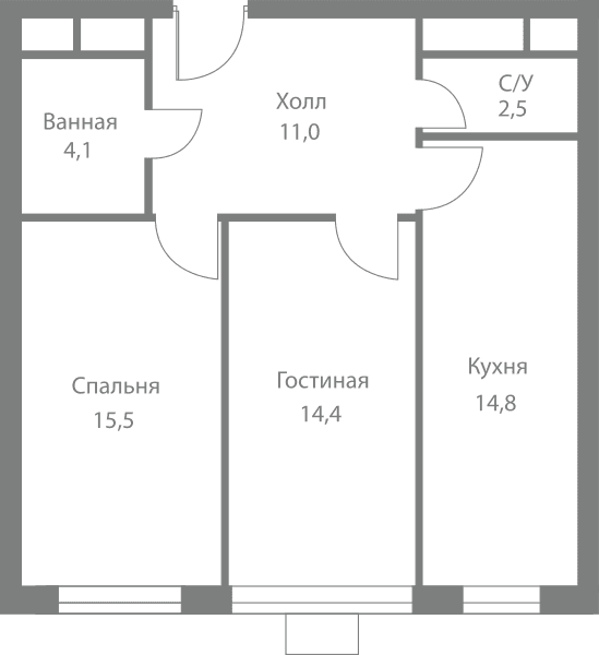 Stellar City Москва — планировка 2