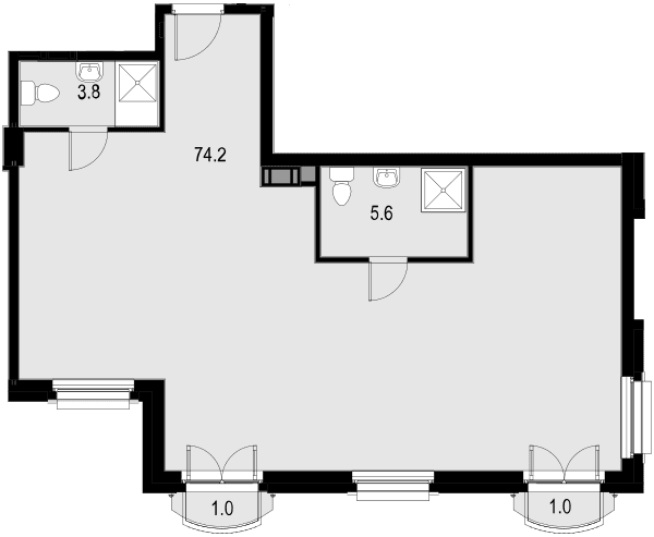 Wellton SPA Residence Москва — планировка 3