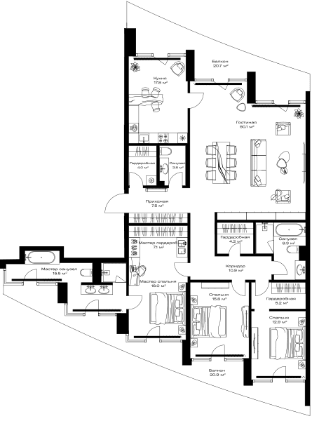 Opus-home Москва — планировка 3