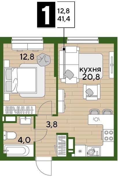 DOGMA PARK Краснодар — планировка 1