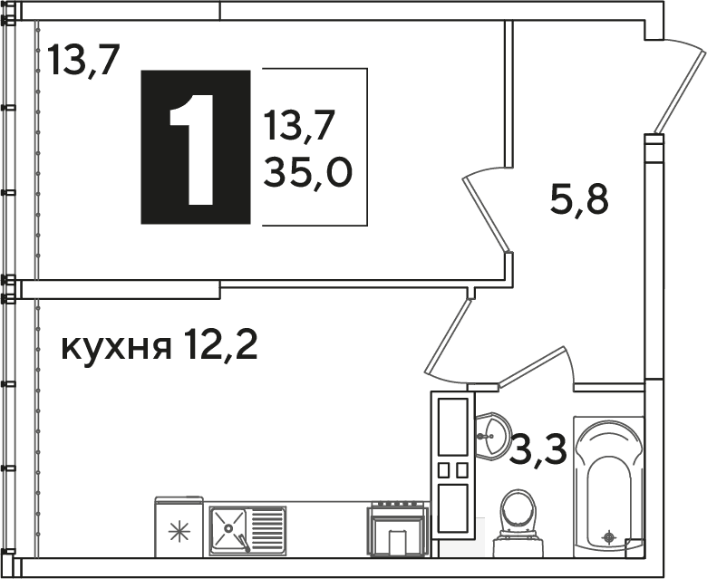 Самолёт Краснодар — планировка 1