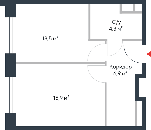 Riverpark Москва — планировка 1