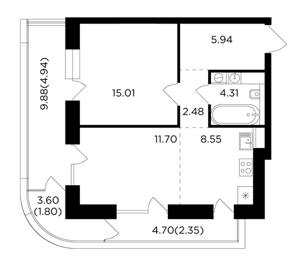 FORIVER Москва — планировка 2
