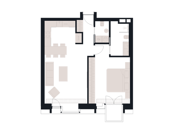 Victory Park Residence Москва — планировка 2