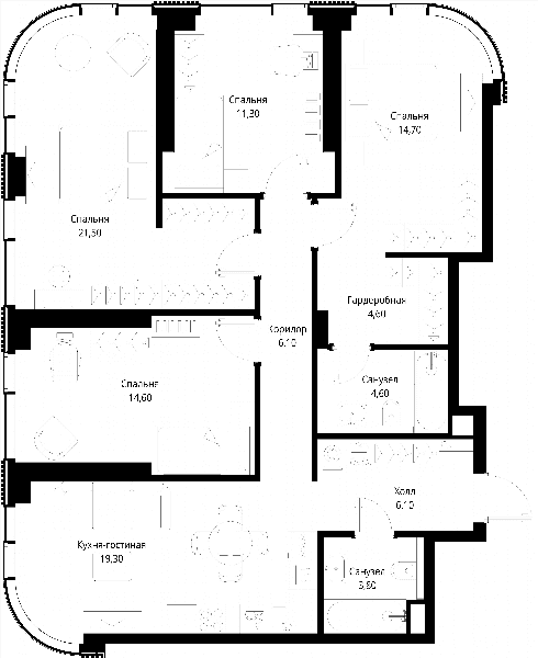 Cityzen Москва — планировка 4
