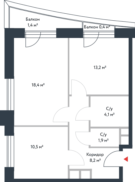 Riverpark Москва — планировка 2
