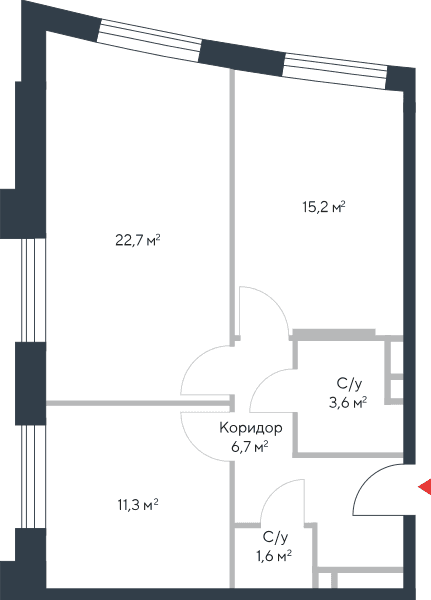 Riverpark Москва — планировка 2