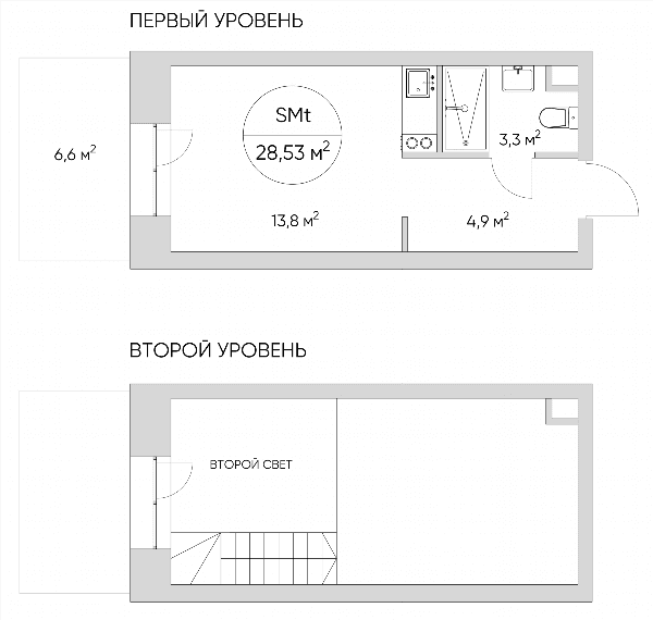 Nice loft Москва — планировка Студия