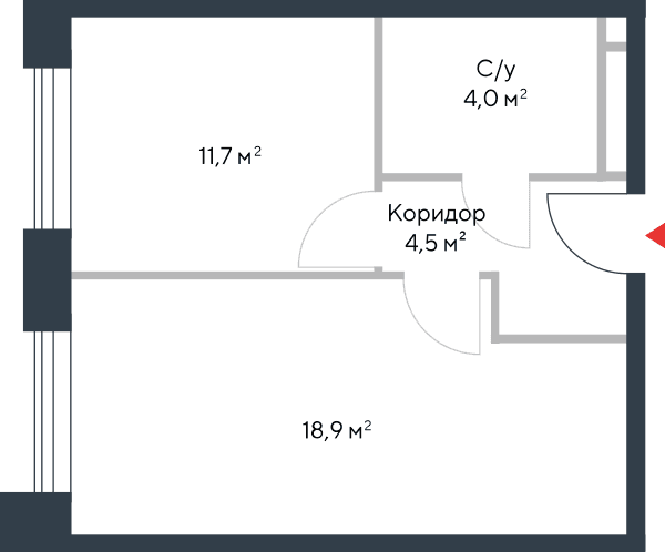 Riverpark Москва — планировка 1