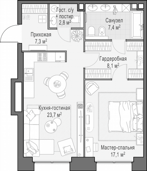 Life Time Москва — планировка 1