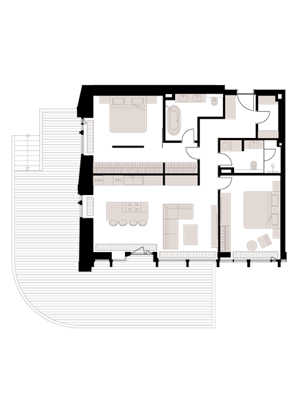Victory Park Residence Москва — планировка 3