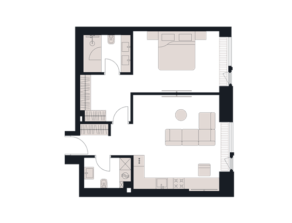 Victory Park Residence Москва — планировка 2