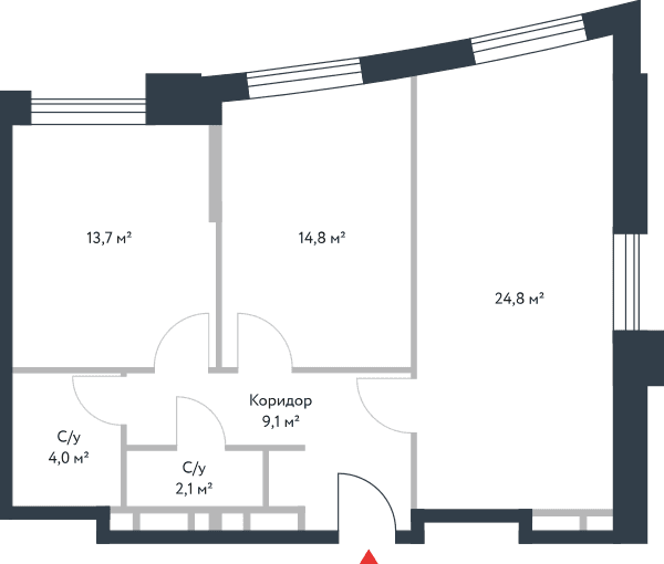 Riverpark Москва — планировка 3