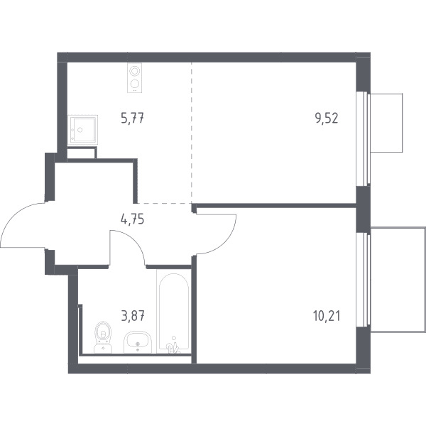 Горки Парк Москва — планировка 1