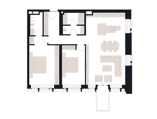 Victory Park Residence Москва — планировка 3