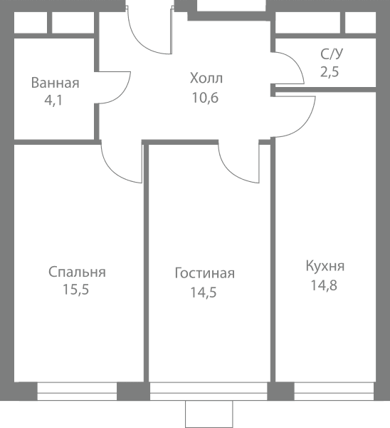 Stellar City Москва — планировка 2