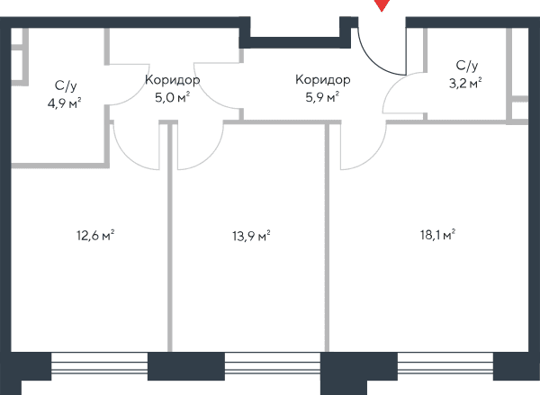 Riverpark Москва — планировка 3