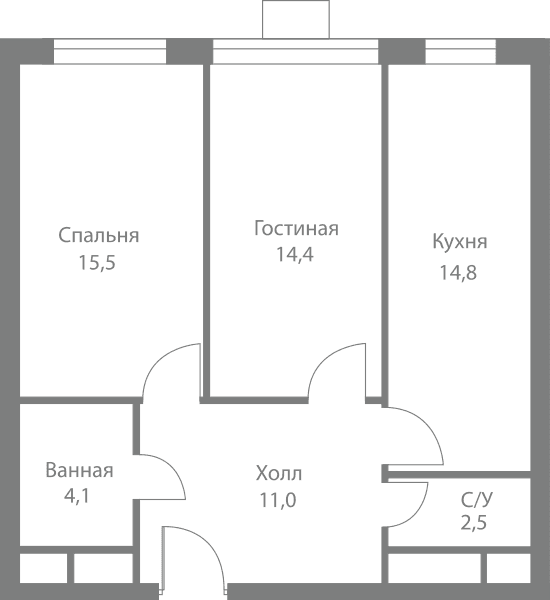 Stellar City Москва — планировка 2