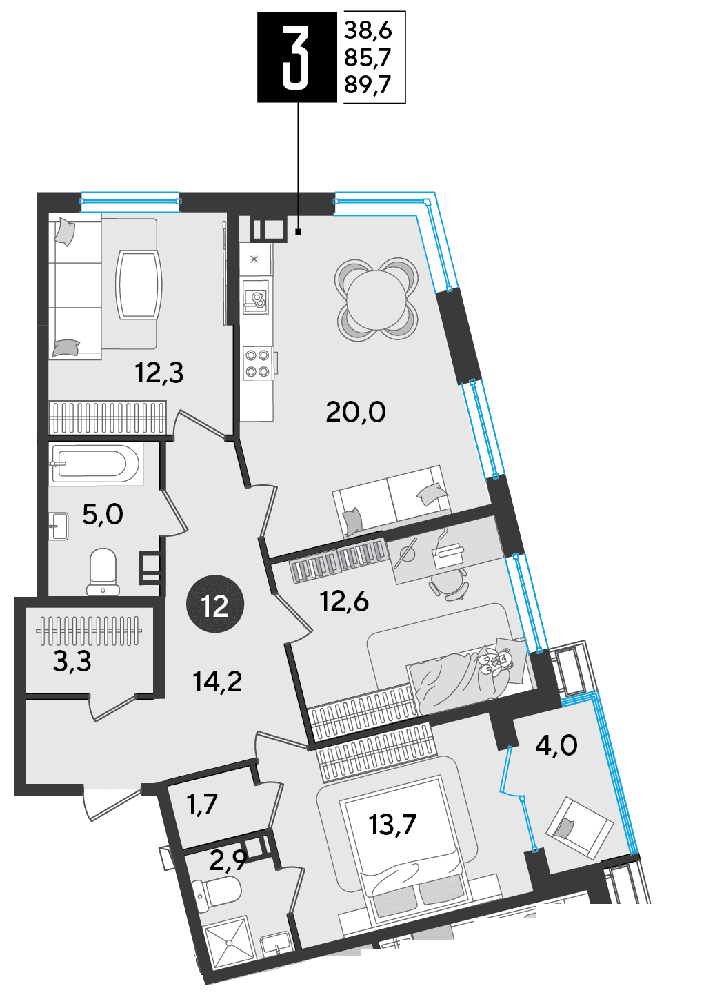 Парк Победы Краснодар — планировка 3