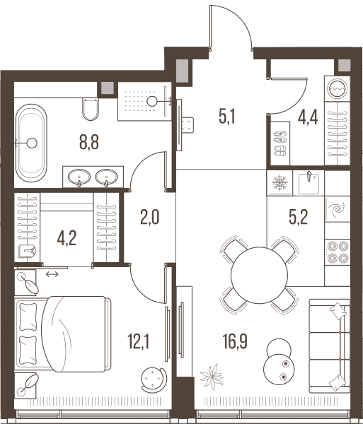 Highlife Москва — планировка 2