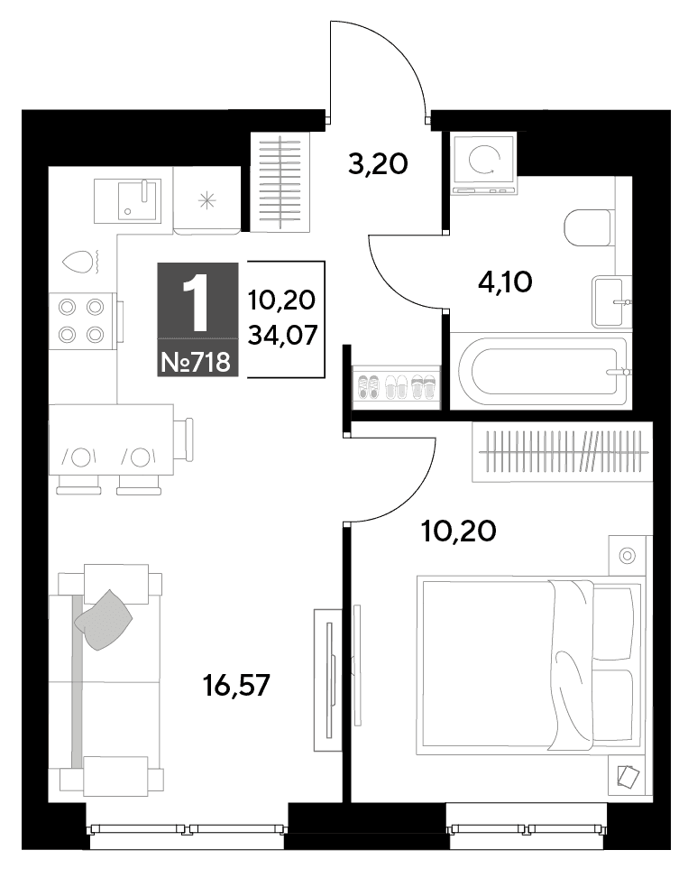 Космопарк Калуга — планировка 1