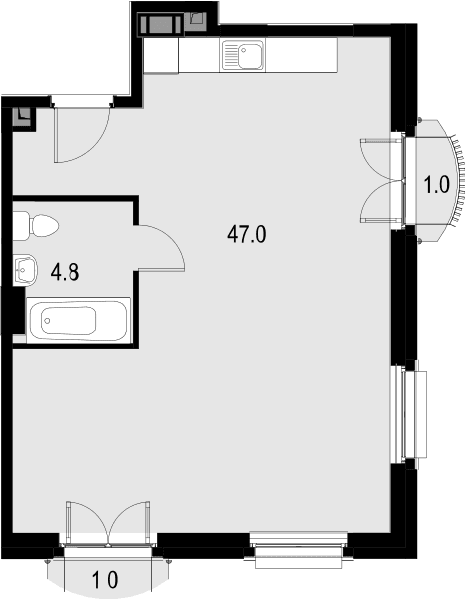 Wellton SPA Residence Москва — планировка 2