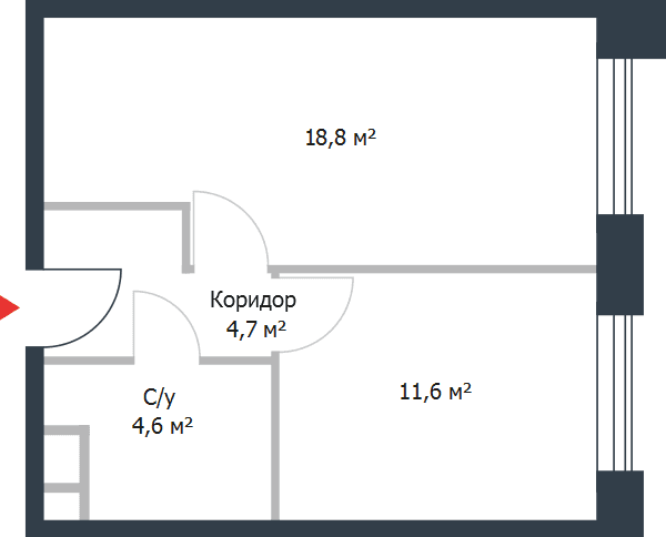 Riverpark Москва — планировка 1