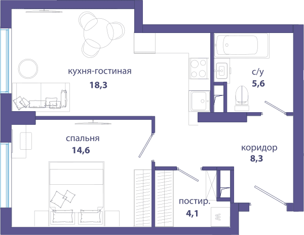 Событие, Событие 4 Москва — планировка 1