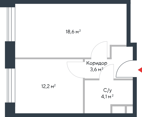 Riverpark Москва — планировка 1