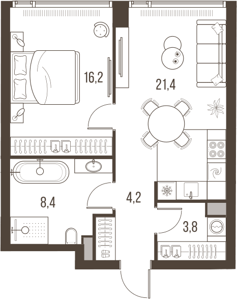 Highlife Москва — планировка 2