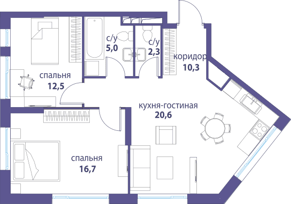Символ, Вдохновение Москва — планировка 2