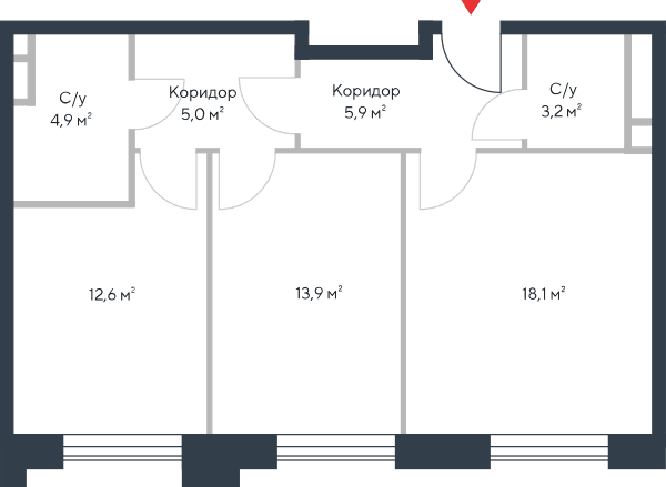 Riverpark Москва — планировка 3